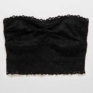 Aerie- Black Lace Bandeau